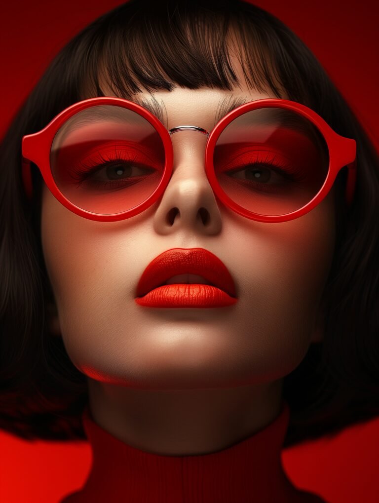 What is the best type of lipstick or lip gloss to wear with a red dress?