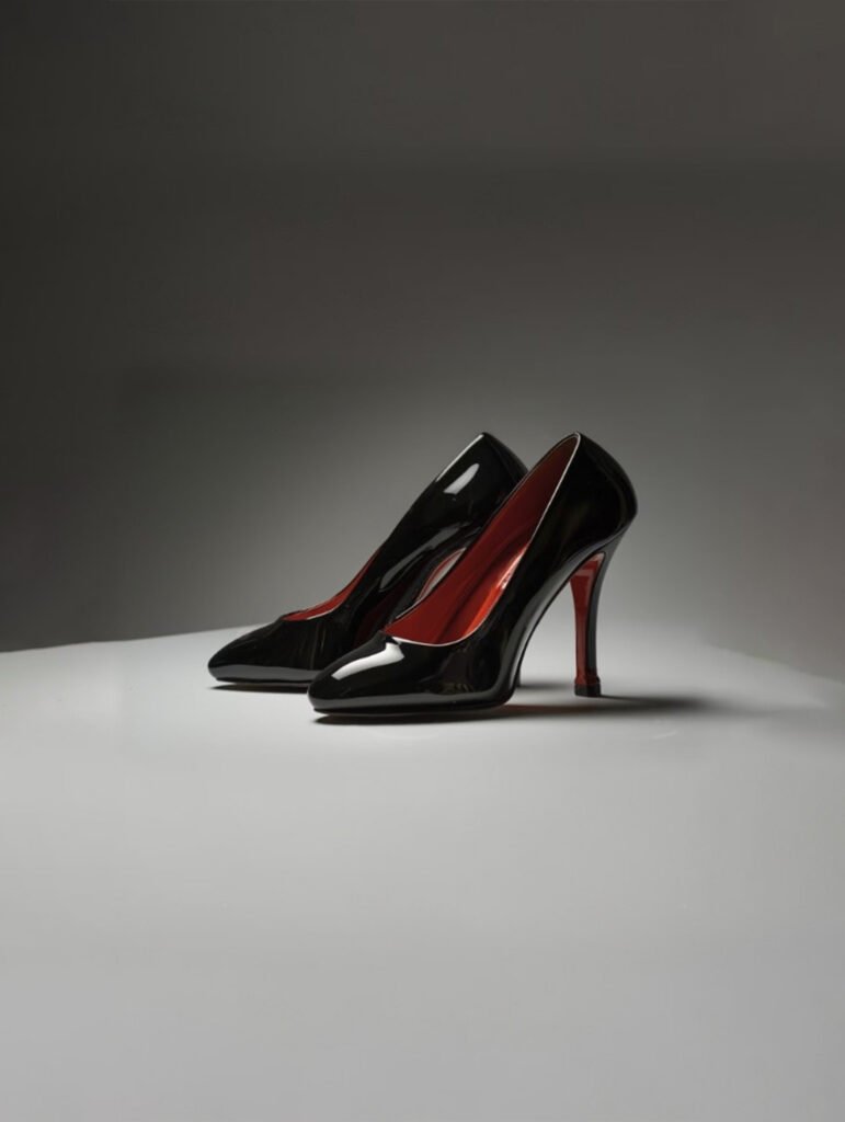 What colour heels go with a pink dress?
