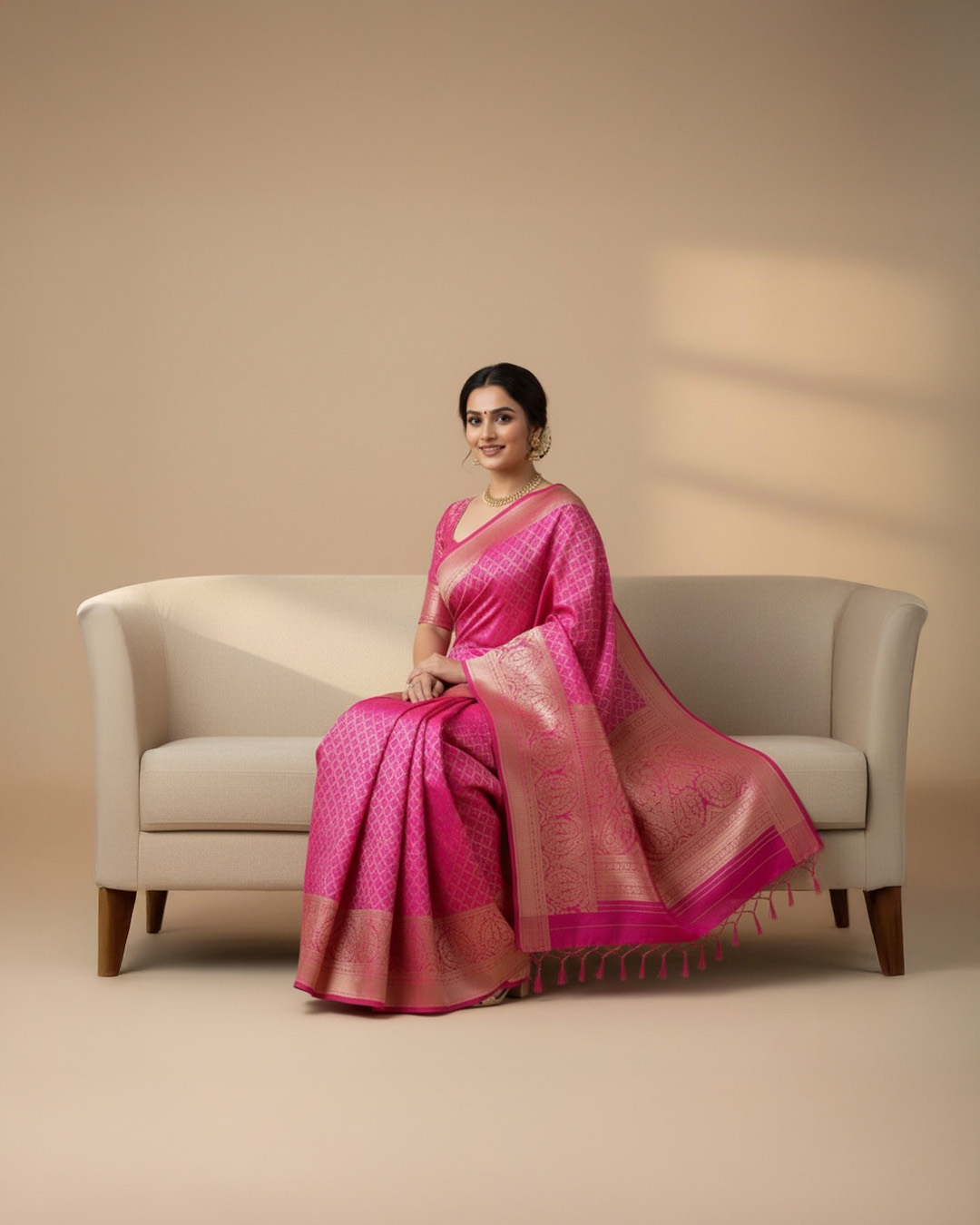 How much does a real Banarasi saree cost?